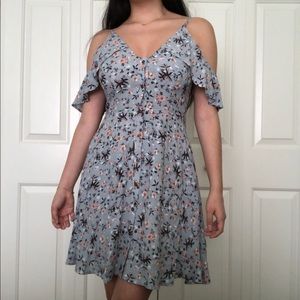 flowy floral dress